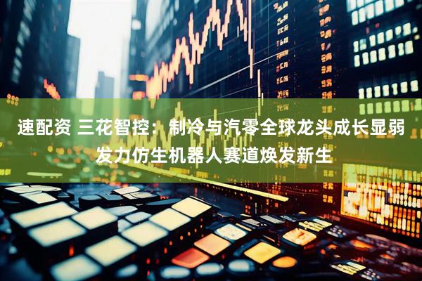 速配资 三花智控：制冷与汽零全球龙头成长显弱 发力仿生机器人赛道焕发新生