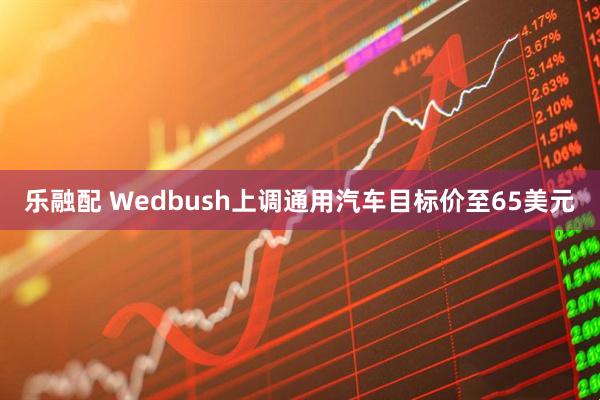 乐融配 Wedbush上调通用汽车目标价至65美元